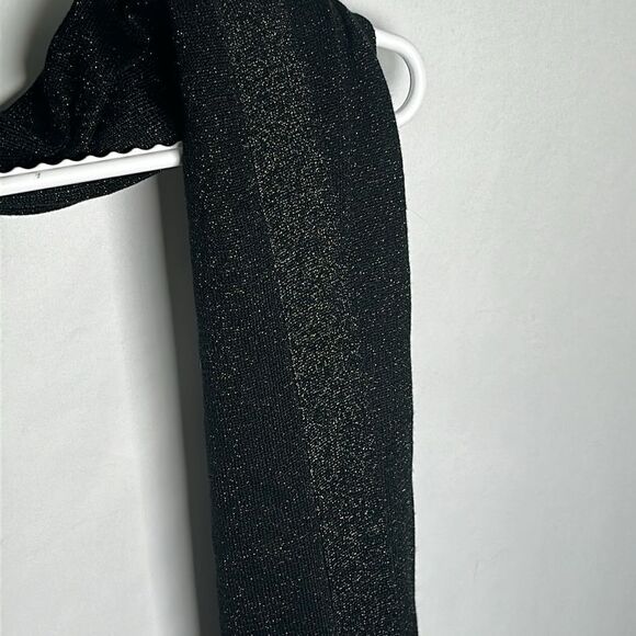 Black sparkling Lauren Ralph Lauren scarf - Picture 2 of 3